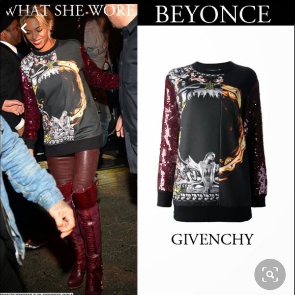 Givenchy Sweatshirt with sequin sleeves - Picture 3 of 3